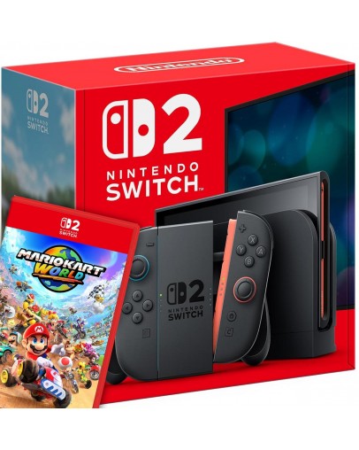 Nintendo Switch 2 z igro Mario Kart World (fizična edicija) Nintendo Switch 2 z igro Mario Kart World (fizična edicija)