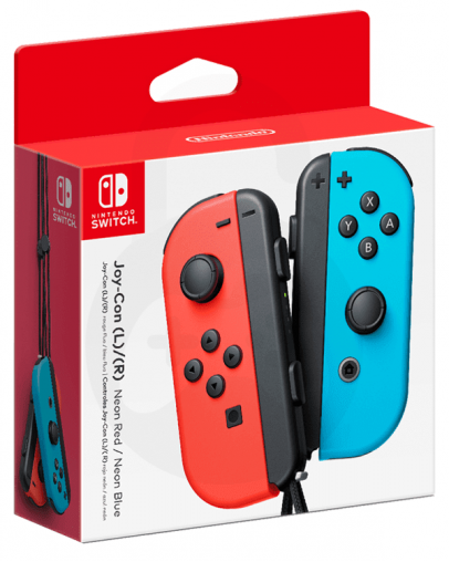 Nintendo Switch Joy-Con par kontrolerjev modro-rdeče barve