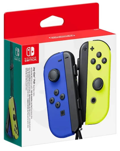 Nintendo Switch Joy-Con par kontrolerjev modro-rumene barve