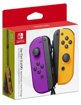 Nintendo Switch Joy-Con par kontrolerjev vijolično-oranžne barve