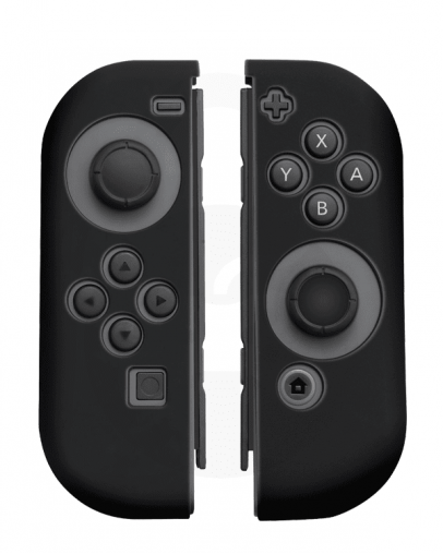 Nintendo Switch Silikonska Prevleka za Levi in Desni Joy-Con Kontroler, črna
