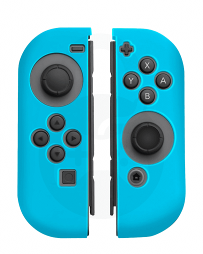 Nintendo Switch Silikonska Prevleka za Levi in Desni Joy-Con Kontroler, modra