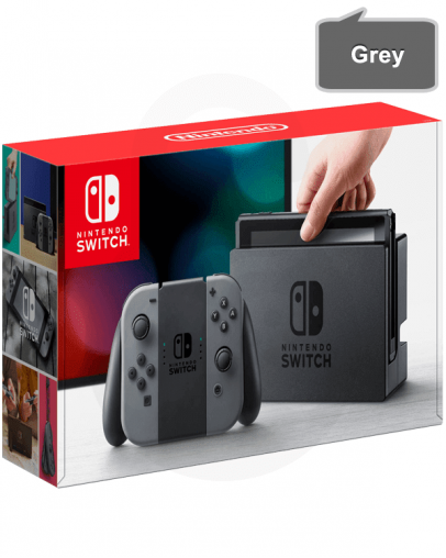Nintendo Switch s sivimi (grey) Joy-Con kontrolerji