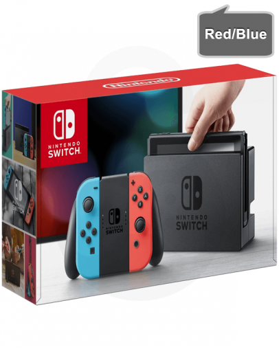 Nintendo Switch z rdečim in modrim (red/blue) Joy-Con kontrolerji