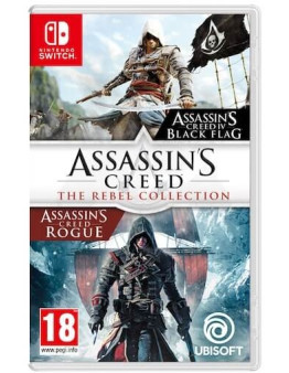 Assassins Creed The Rebel Collection Assassins Creed 4 Black Flag + Assassin Creed Rogue - koda v škatlici (SWITCH)