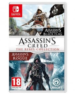 Assassins Creed The Rebel Collection Assassins Creed 4 Black Flag + Assassin Creed Rogue BREZ ŠKATLICE (SWITCH) - rabljeno