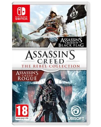 Assassins Creed The Rebel Collection Assassins Creed 4 Black Flag + Assassin Creed Rogue (SWITCH) Assassins Creed The Rebel Collection Assassins Creed 4 Black Flag + Assassin Creed Rogue (SWITCH)