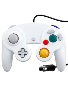 GameCube kontroler bele barve (združljiiv)