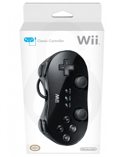 Nintendo Wii / Wii U Classic Controller, črn (kompatibilni)