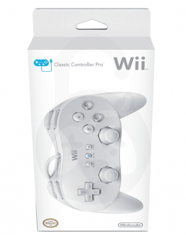 Nintendo Wii Classic kontroler Pro bel (kompatibilni)