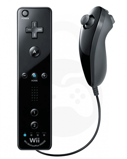Nintendo Wii Remote Plus + Nunchuk črn (kompatibilni)