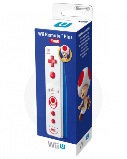 Nintendo Wii / Wii U Remote Plus Toad Edition (original)