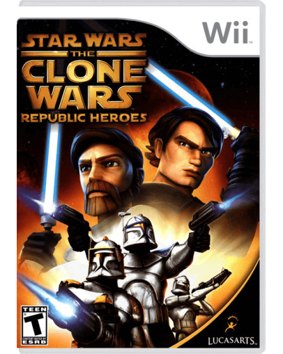 Star Wars The Clone Wars Republic Heroes (Wii) - rabljeno