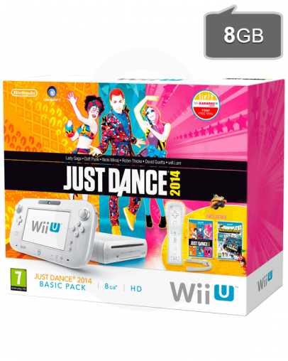 Nintendo Wii U Basic 8GB Nintendo Land in Just Dance 2014, bel