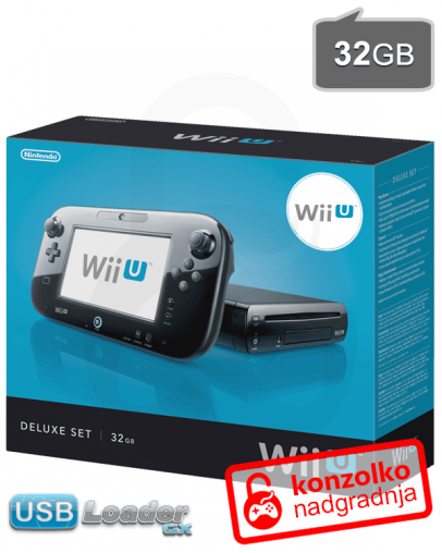 Rabljeno - Nintendo Wii U Premium 32GB + softmod PRO v5 + Garancija