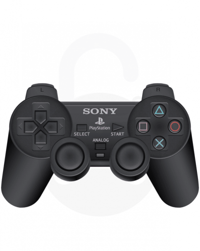 Playstation 2 DualShock 2 brezžični kontroler črn (PS2)