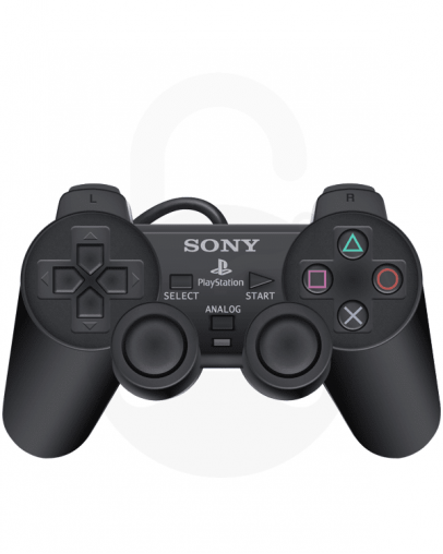 Playstation DualShock 2 žični kontroler črn (PS2)