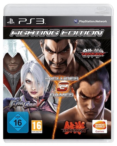 Fighting Edition Tekken 6 & Tekken Tag Tournament 2 & Soul Calibur 5 (PS3) - rabljeno