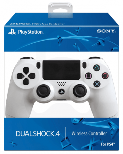 Playstation 4 (PS4) DualShock 4 brezžični kontroler, bel