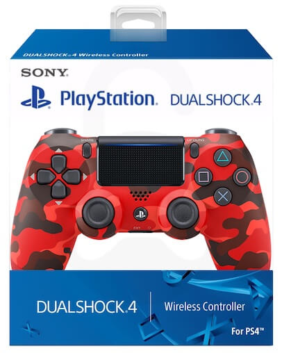 Playstation 4 DualShock 4 brezžični kontroler v2, Red Camouflage (PS4)