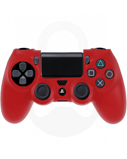 Playstation 4 silikonska prevleka za kontroler, rdeča (PS4)