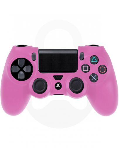 Playstation 4 silikonska prevleka za kontroler, roza (PS4)
