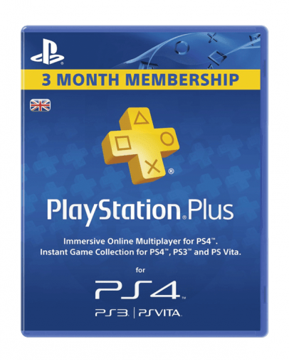 PlayStation Plus PSN+ 90 dni (SLO/UK/EU)