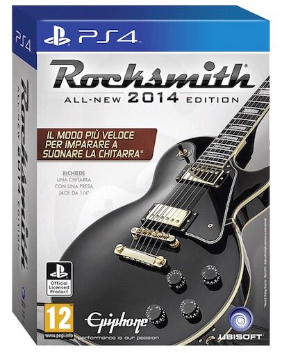 Rocksmith 2014 + Epiphone Les Paul Junior Električna Kitara Ebony (PS4) - rabljeno