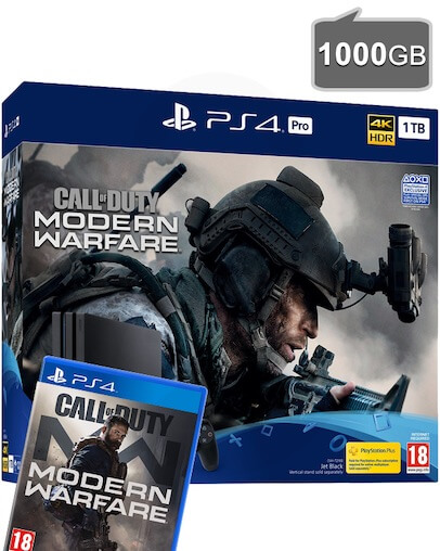 PlayStation 4 PRO 1TB + Call of Duty Modern Warfare (PS4)