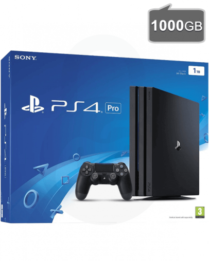 Rabljeno - PlayStation 4 PRO 1TB črn sistemska verzija 9.00 + 1 leto garancije