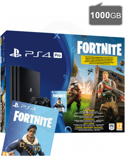 PlayStation 4 (PS4) PRO 1TB Fortnite Battle Royale Bundle