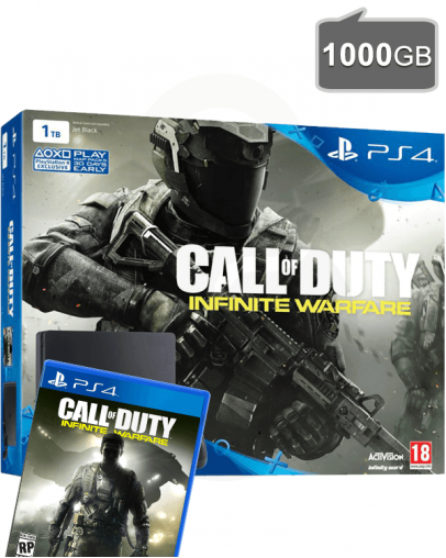 PlayStation 4 (PS4) Slim 1000GB + Call of Duty Infinite Warfare