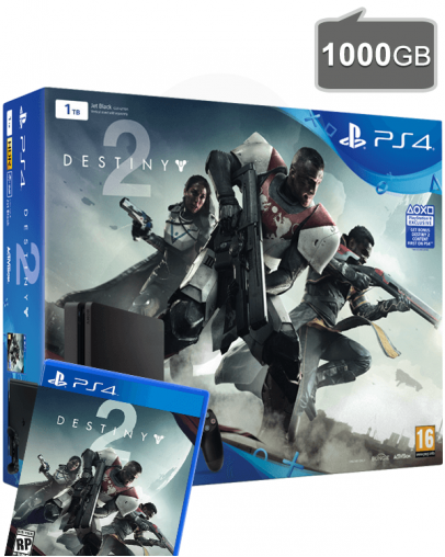PlayStation 4 (PS4) Slim 1000GB + Destiny 2