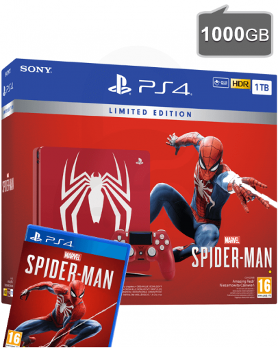 PlayStation 4 (PS4) Slim 1000GB Marvel’s Spider-Man Limited Edition