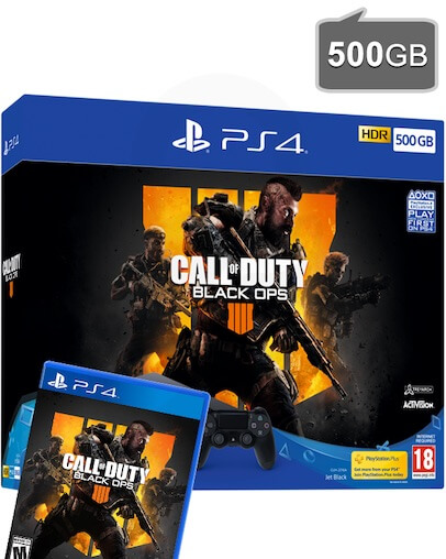 PlayStation 4 (PS4) Slim 500GB + Call of Duty Black Ops 4