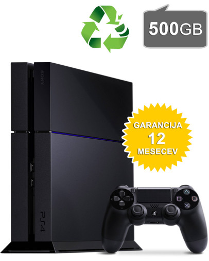 Obnovljen PlayStation 4 500GB + 2 leti garancije
