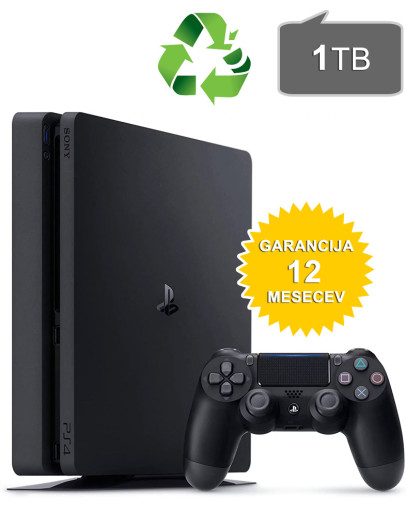 Obnovljen PlayStation 4 Slim 1TB SSD + 2 leti garancije Obnovljen PlayStation 4 Slim 1TB SSD + 2 leti garancije