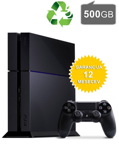 Rabljeno - PlayStation 4 500GB + 1 leto garancije