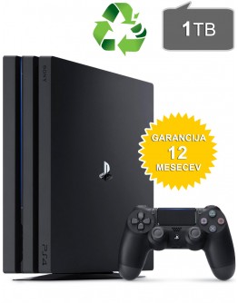 Rabljeno - PlayStation 4 PRO 1TB SSD črn + 1 leto garancije