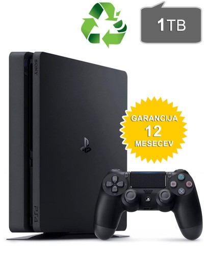 Rabljeno - PlayStation 4 PRO 1TB črn + odklep + 1 leto garancije