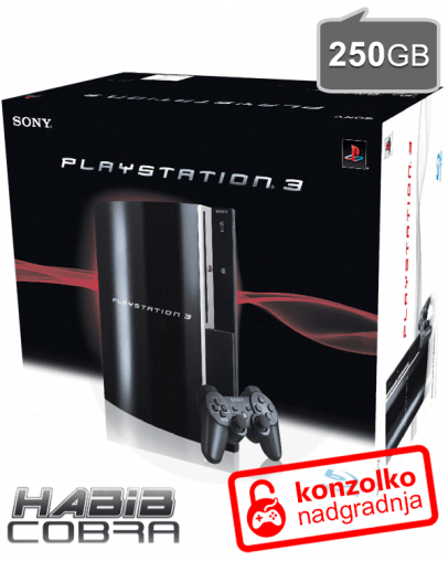 Rabljeno - Playstation 3 (PS3) Phat 250GB + Jailbreak PRO Ultimate + Garancija