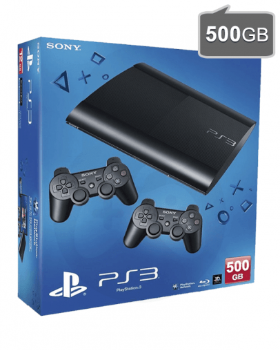 Rabljeno - Playstation 3 Super Slim 500GB + 2x kontroler + garancija (PS3) 