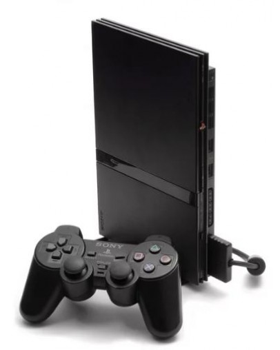Rabljeno - Playstation 2 Slim črn + 1 leto garancije (PS2)