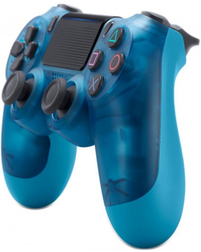 PS4 DualShock 4 brezžični kontroler v2 Blue Crystal (obnovljen)