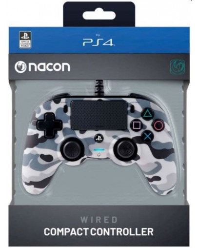 Nacon PS4 žični kontroler, kamoflažno siv