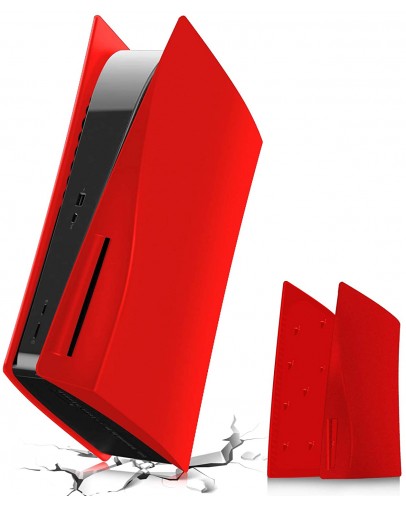 Playstation 5 Blu-Ray nadomestno ohišje rdeče barve (PS5)