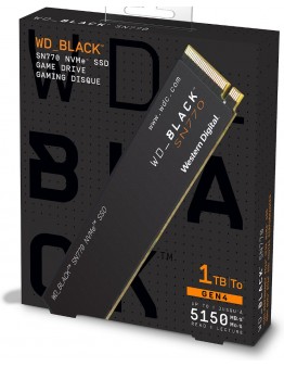 PS5 M.2 trdi disk WD Black SN770 1TB s hladilnikom
