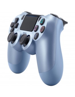 PS4 DualShock 4 brezžični kontroler v2 Titanium Blue  (obnovljen)