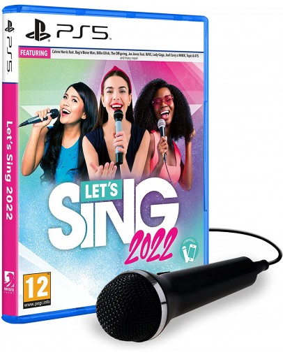 Lets Sing 2022 z mikrofonom (PS5)