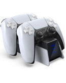 Playstation 5 polnilna postaja za DualSense kontrolerja Don One (PS5) Playstation 5 polnilna postaja za DualSense kontrolerja Don One (PS5)